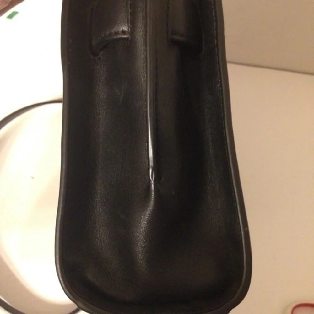 MICHAEL KORS black leather Hamilton mini  bag
